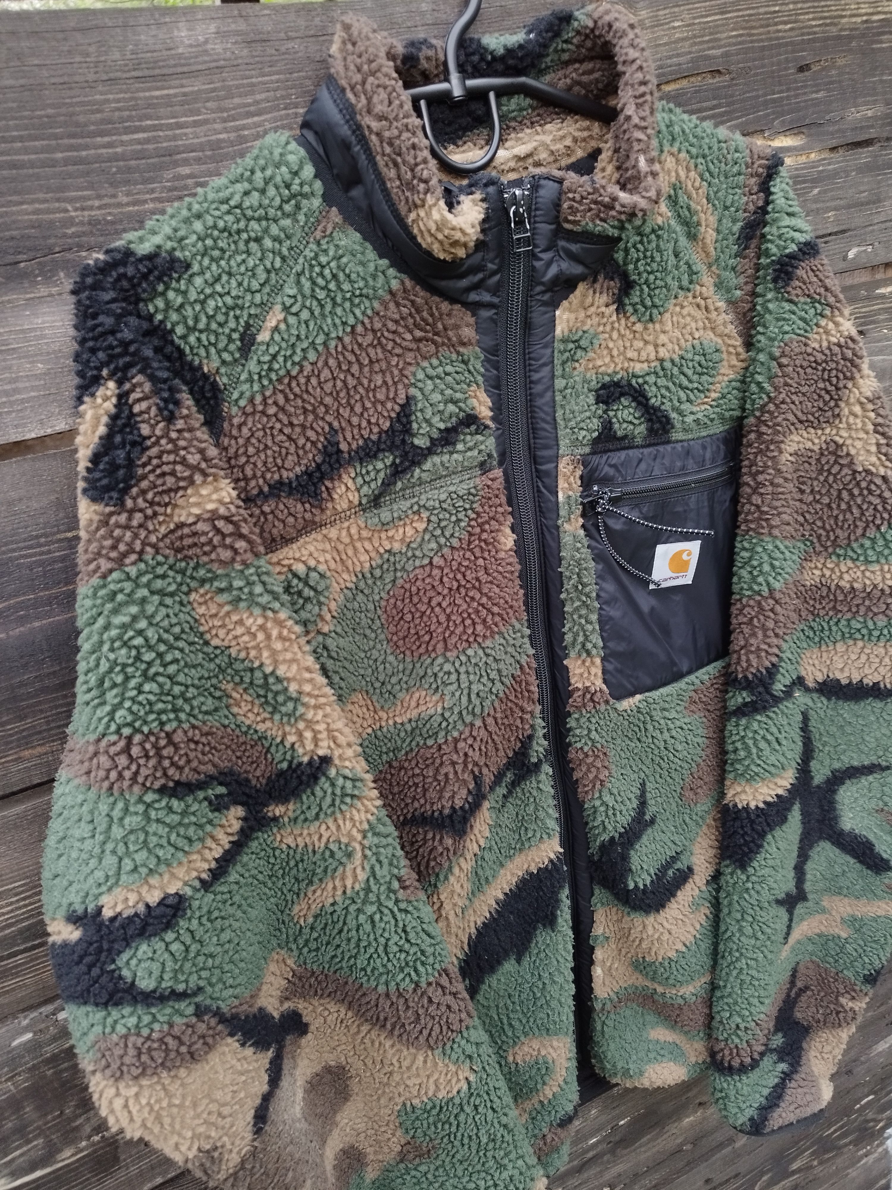 Carhartt Wip Carhartt WIP Prentis Liner Camo Fleece Jacket Camouflage Size US L / EU 52-54 / 3 - 2 Thumbnail