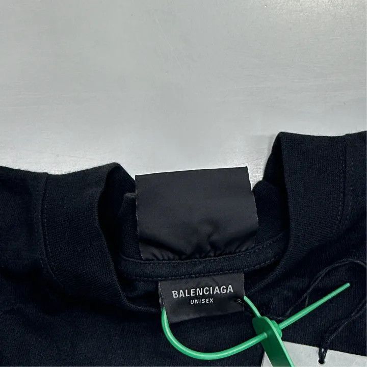 Balenciaga Balenciaga Architectural Print Oversized T-Shirt 0079-2507 Size S / US 4 / IT 40 - 2 Thumbnail