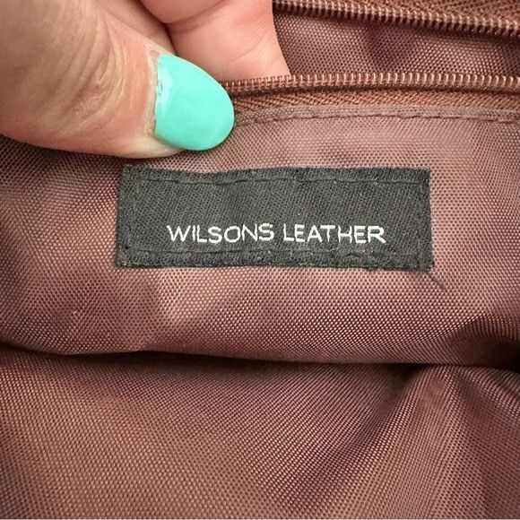 Wilsons Leather Vintage Wilson’s Leather Brown Leather Shoulder Bag Size ONE SIZE - 9 Thumbnail