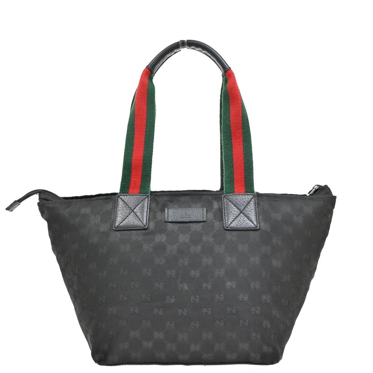 Gucci Gucci Web Zip Tote GG Nylon Size ONE SIZE - 1 Thumbnail
