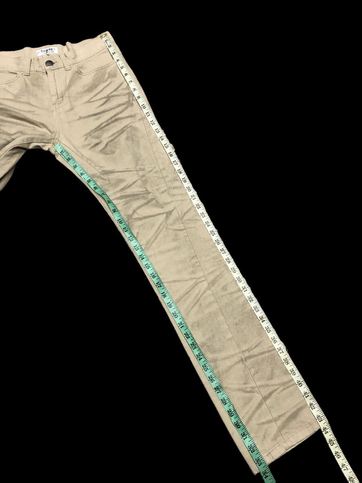 Japanese Brand RECONSTRUCTED LOWBOX DENIM Size US 29 - 6 Thumbnail