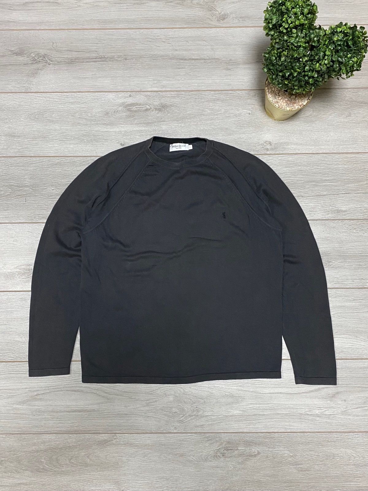 Yves Saint Laurent Yves Saint Laurent YSL logo sweater vintage Size US XL / EU 56 / 4 - 1 Thumbnail