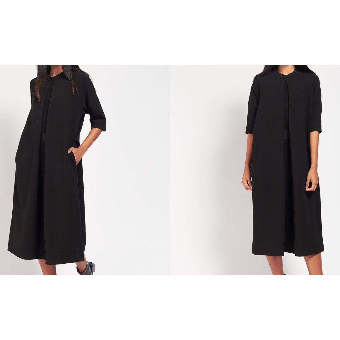 Henrik Vibskov RARE RUNWAY FALL 2016 HENRIK VIBSKOV BLACK DRESS – LOOK 29 Size S / US 4 / IT 40 - 4 Thumbnail