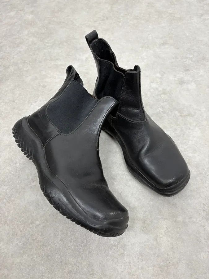 Prada FW1999 Prada Black Leather Vibram Boots Size US 10 / EU 43 - 5 Thumbnail