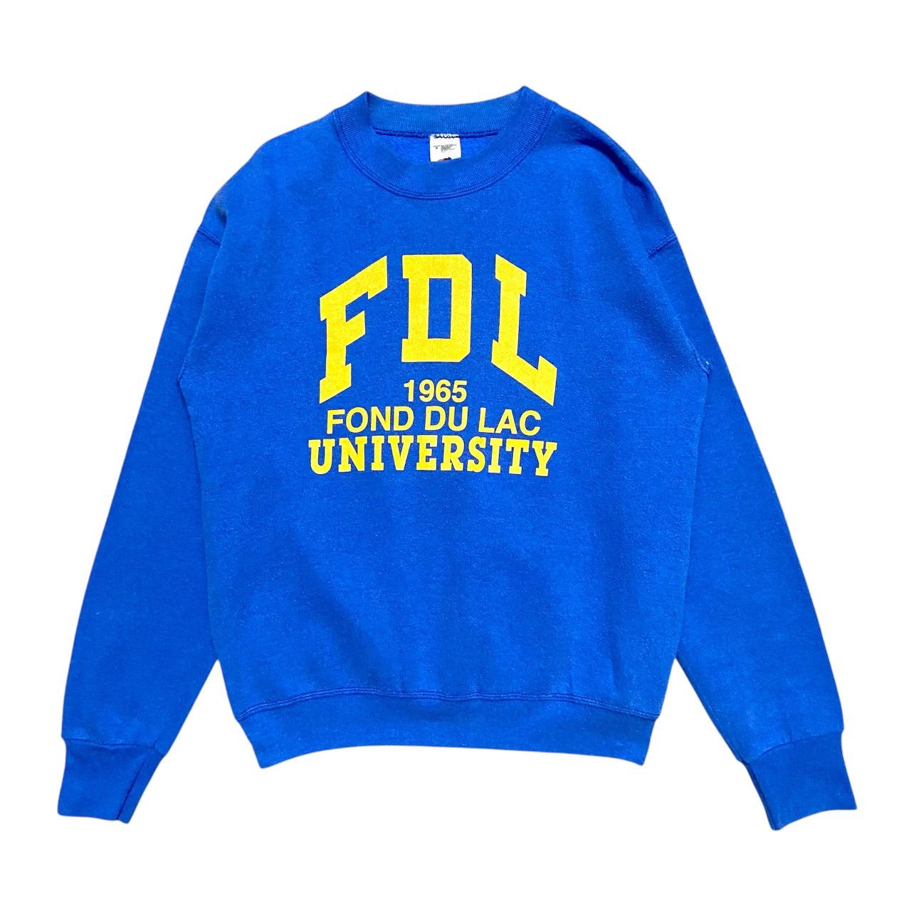 Fruit Of The Loom × Vintage Vintage 80s Fond Du Lac University Crewneck Size US S / EU 44-46 / 1 - 1 Thumbnail