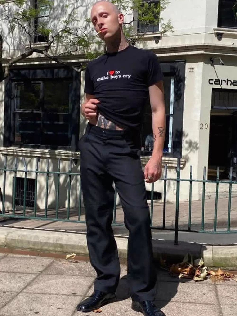 Balenciaga Balenciaga Demna Era Black Straight Carpenter Pants 48 Size US 32 / EU 48 - 4 Thumbnail