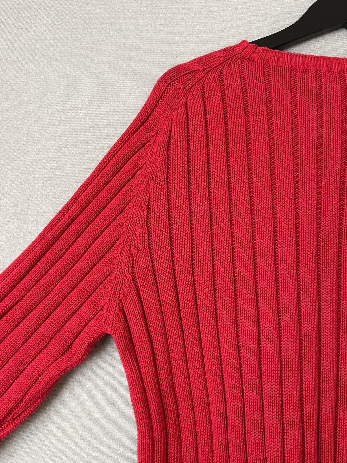 Luxe Falconeri Heavy Knit Cotton Red Fisherman Sweater Size US M / EU 48-50 / 2 - 8 Thumbnail