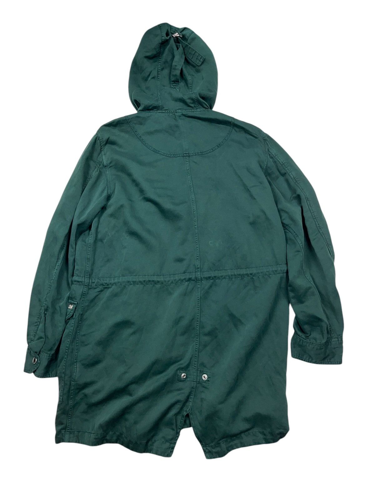 Diesel × Japanese Brand × Vintage Vintage Diesel Fishtail Parka Linen Jacket y2k Size US L / EU 52-54 / 3 - 3 Thumbnail