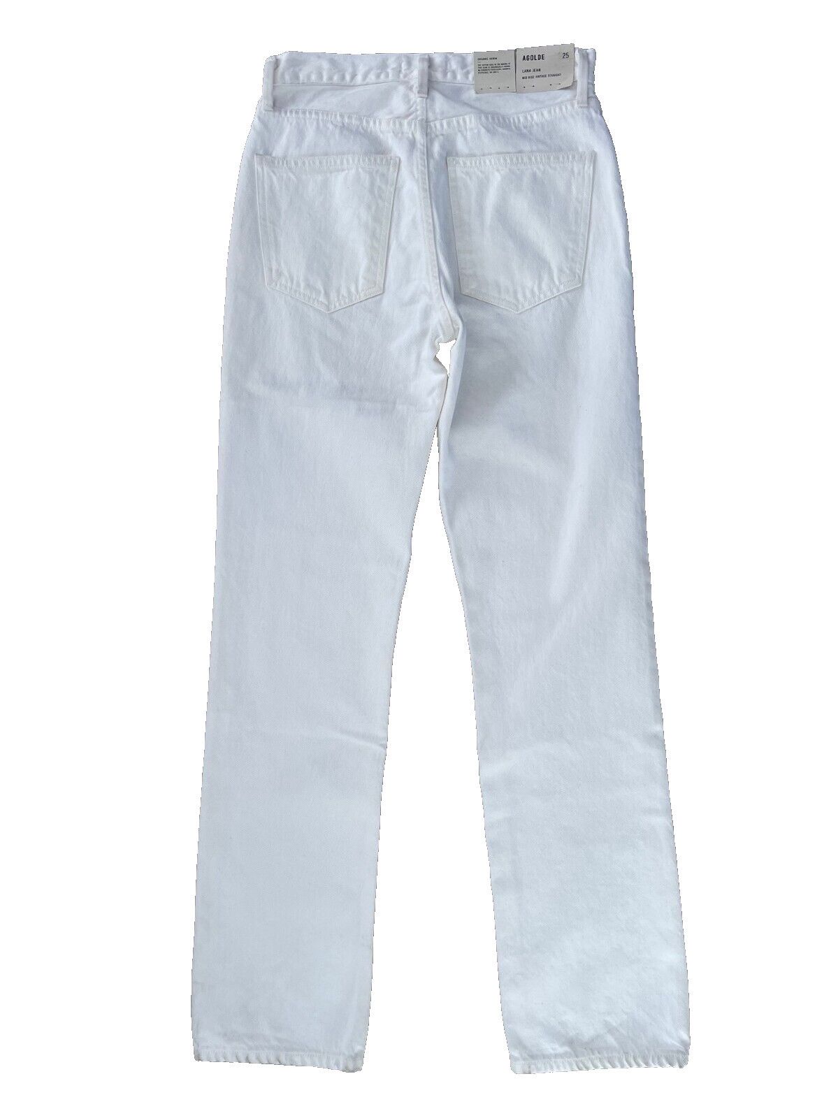 Agolde AGOLDE Lana Slice Straight-Leg Jeans Element White ( 25 ) Size 25" / US 0 / IT 36 - 7 Thumbnail