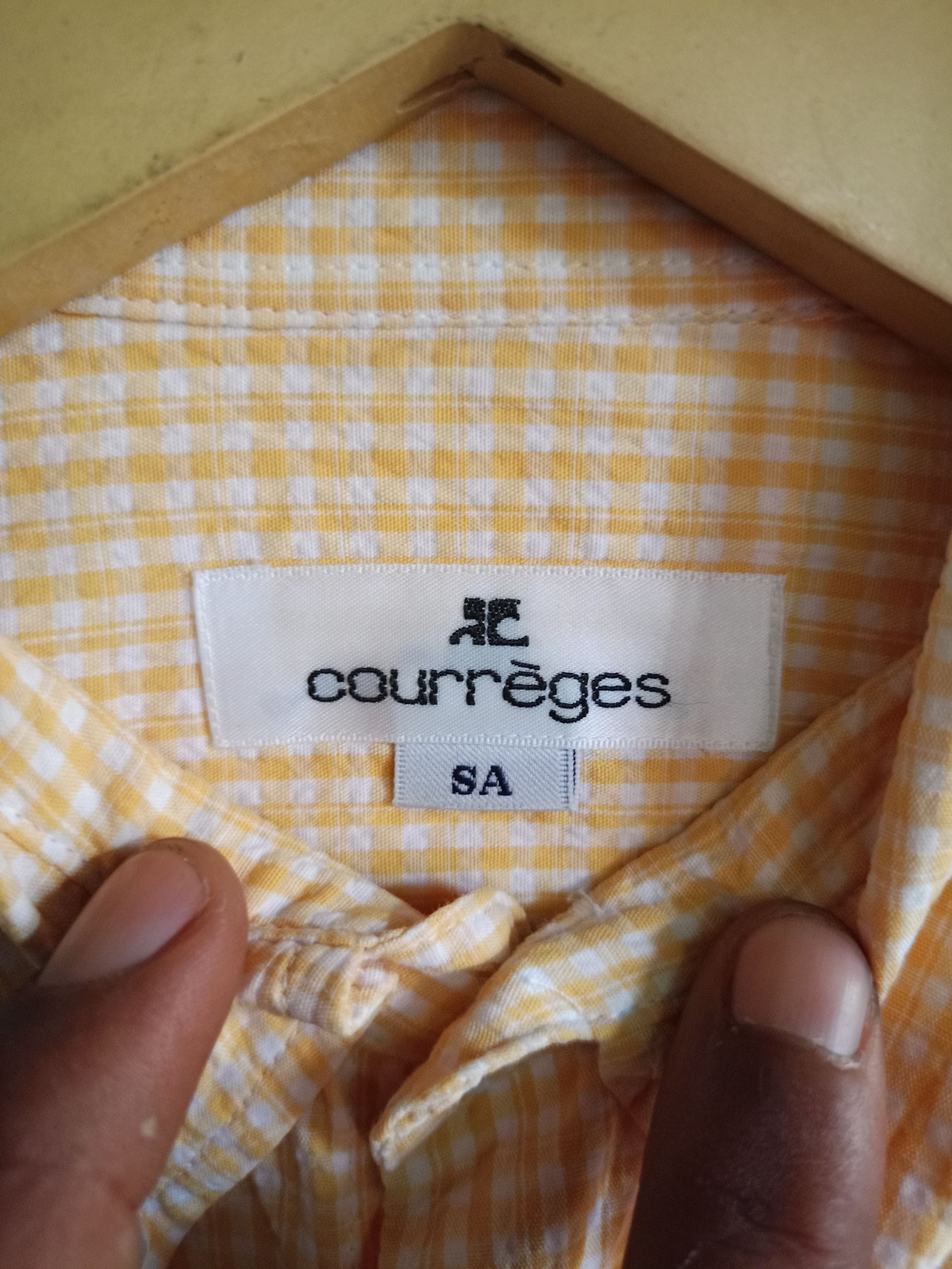 Courreges Courreges Short Sleeve Button Shirts Size US L / EU 52-54 / 3 - 5 Thumbnail