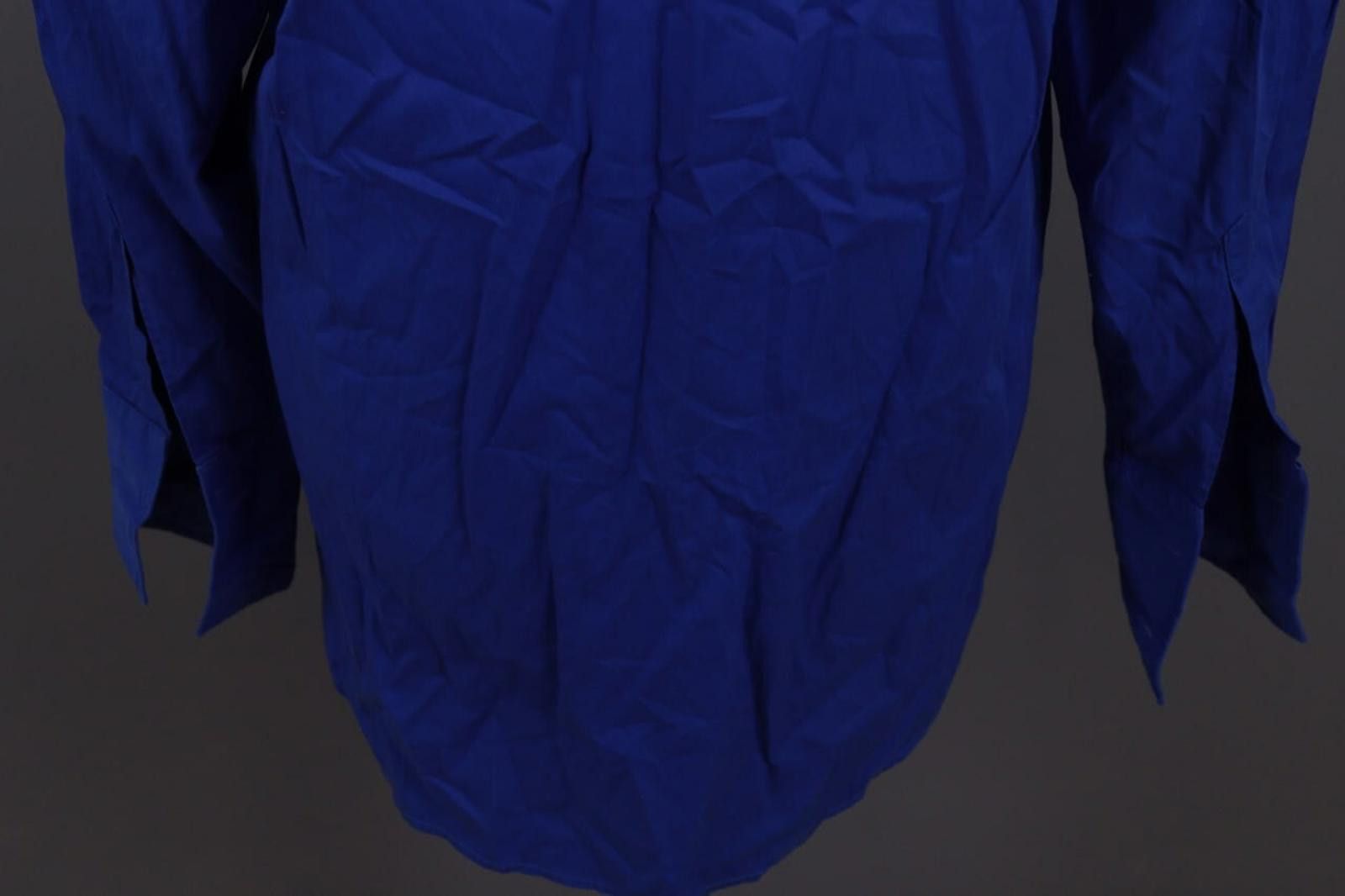 Designer Hackett London All Cotton Blue Shirt Size 39 / 15 1/2 Size US M / EU 48-50 / 2 - 11 Thumbnail