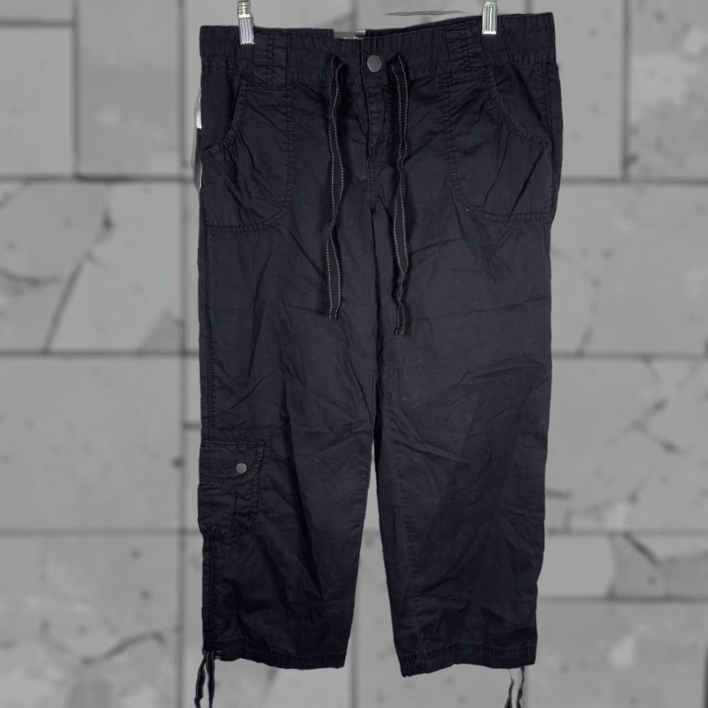 Calvin Klein NWT Calvin Klein Jeans Black Cargo Pants Womens Size 10 Size 32" / US 10 / IT 46 - 1 Thumbnail