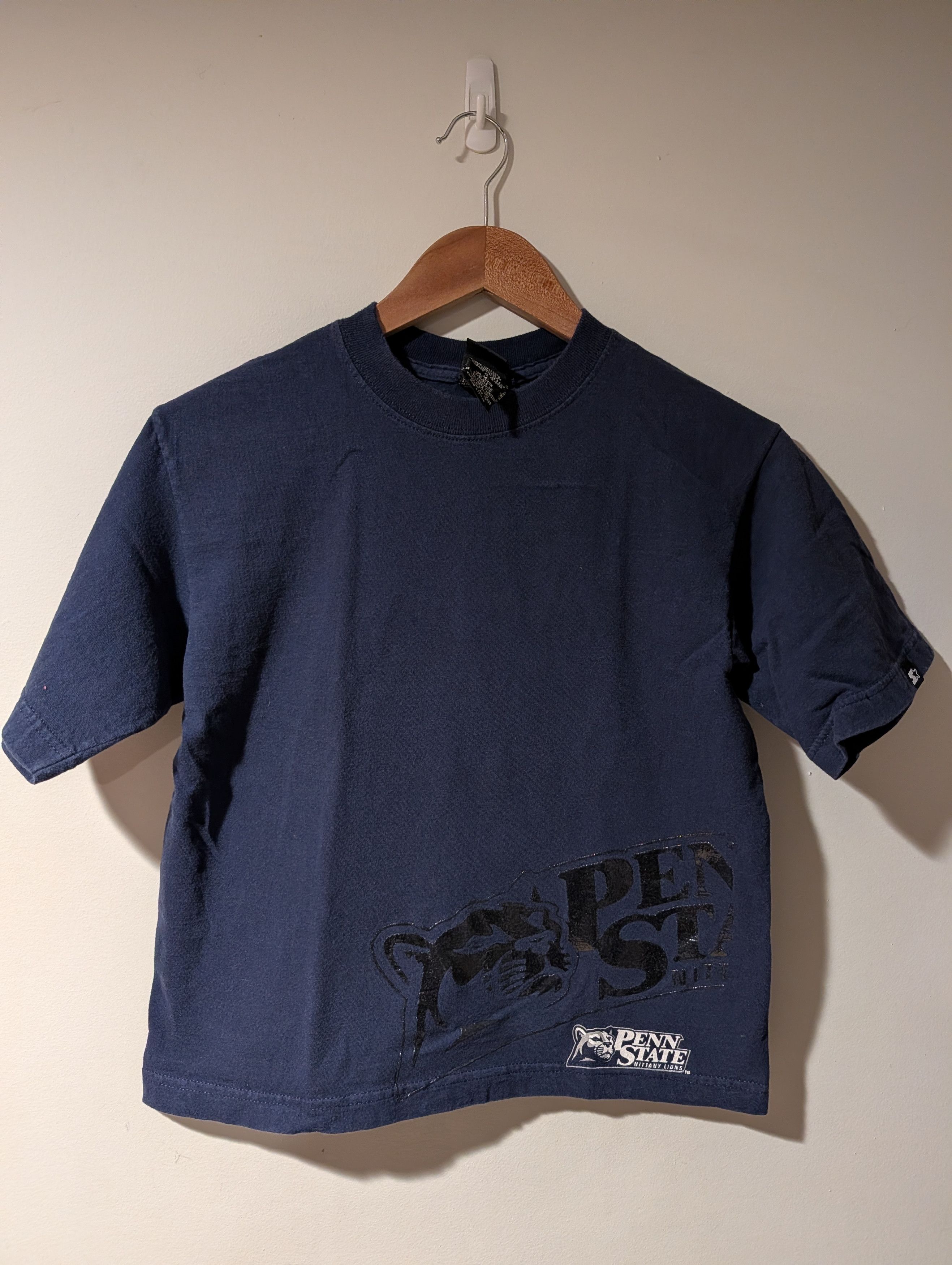Starter Vintage 90s Penn State Nittany Lion Starter Boys T-Shirt Size US M / EU 48-50 / 2 - 1 Thumbnail