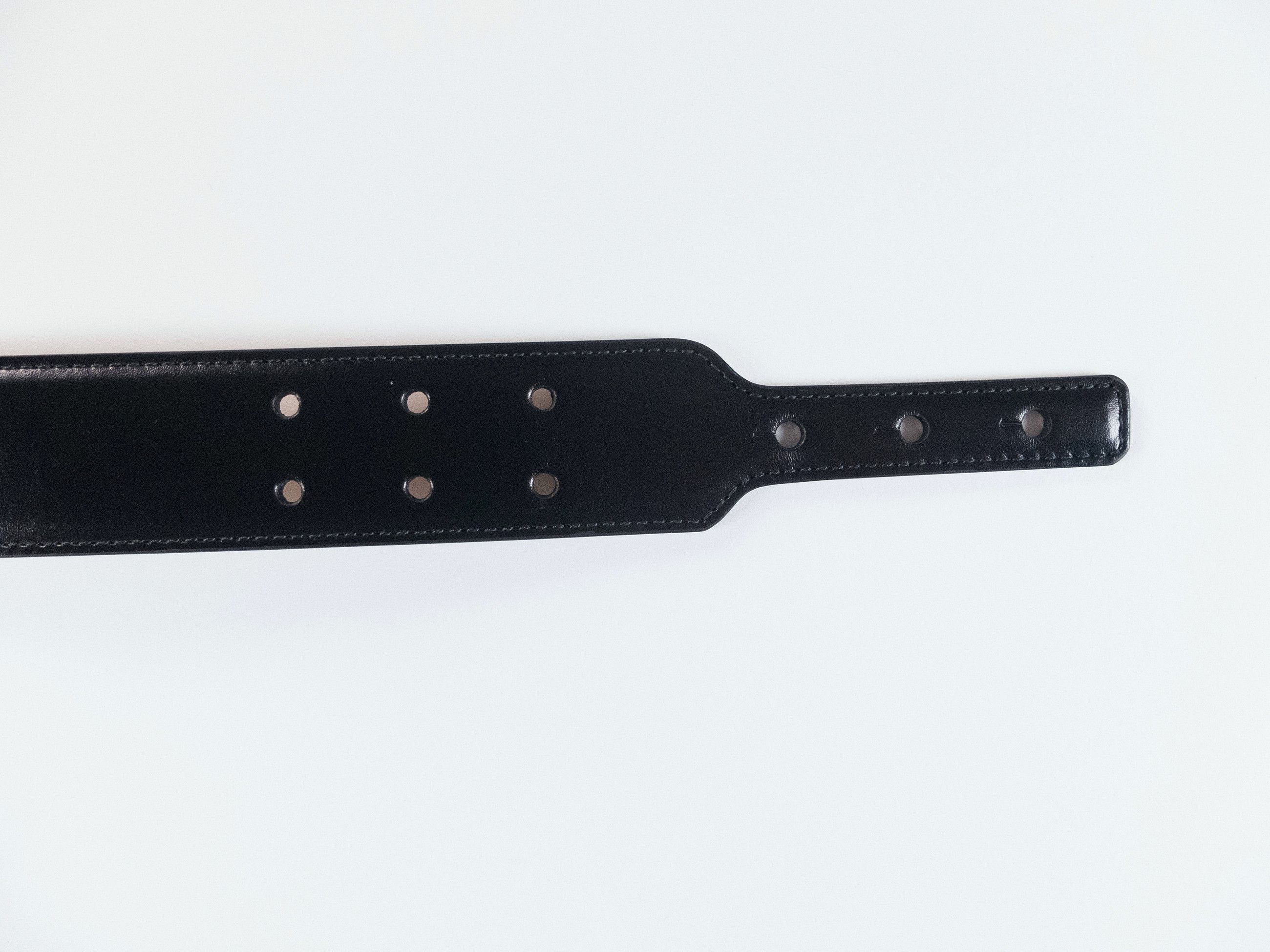 Alexander McQueen ALEXANDER MCQUEEN black leather military belt Size 100 q Size 38 - 7 Thumbnail