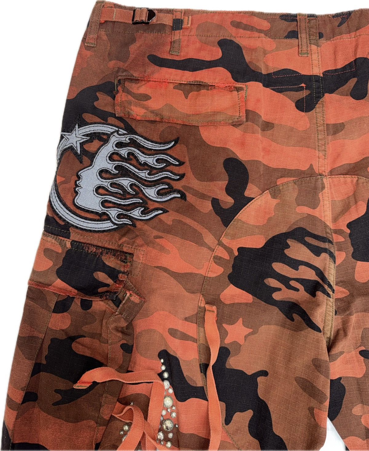 HELLSTAR Hellstar Studded Camo Cargo Shorts Size US 36 / EU 52 - 7 Thumbnail