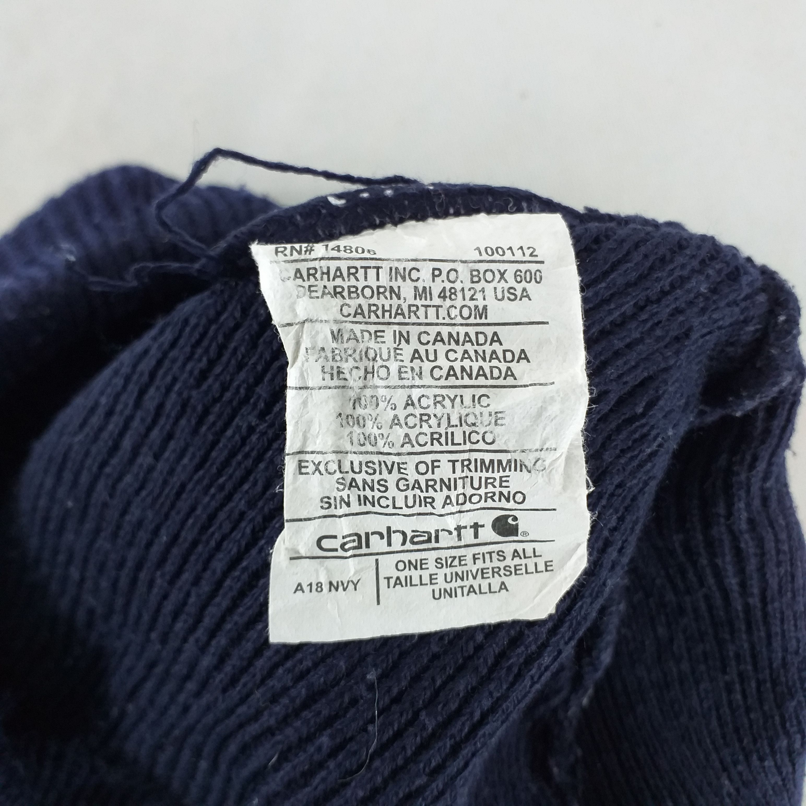 Carhartt Carhartt Plain Snow Cap Hat Beanie -BN417 Size ONE SIZE - 8 Thumbnail