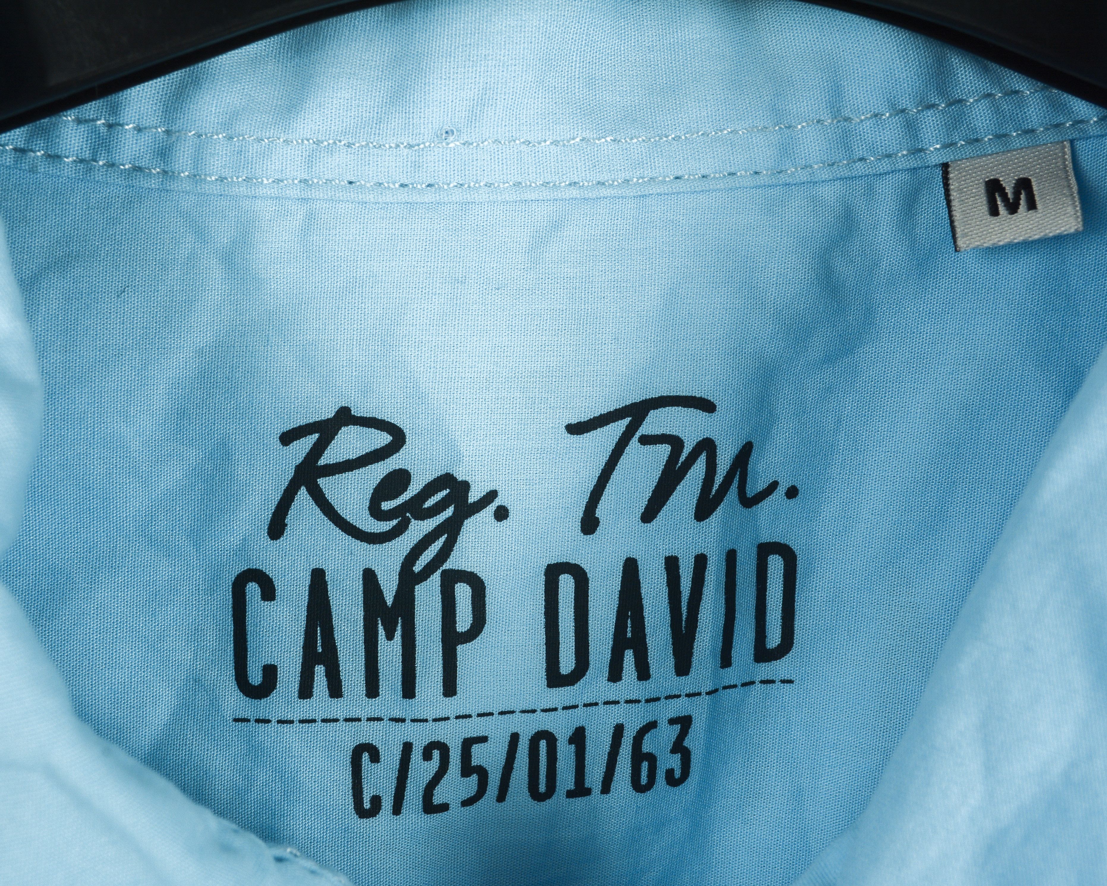 Camp David Men M Short Sleeve Shirt Embroidered Cotton Button Up Casual Size US M / EU 48-50 / 2 - 3 Thumbnail