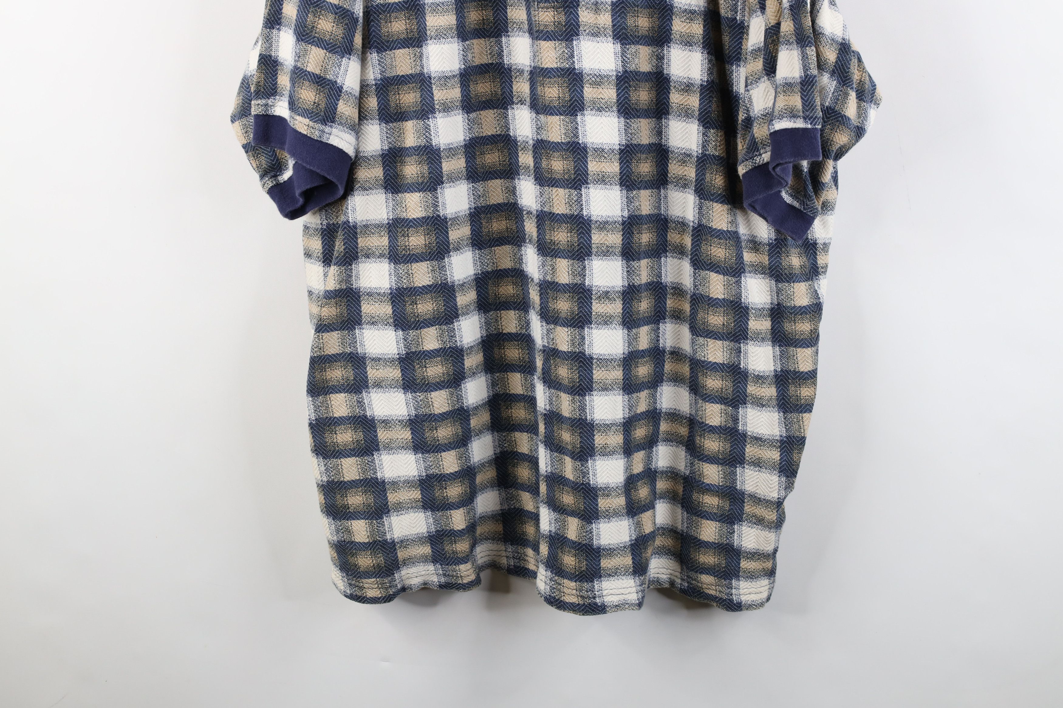 Vintage Vintage 90s Streetwear Fit Collared Golf Polo Shirt Plaid Size US XL / EU 56 / 4 - 3 Thumbnail