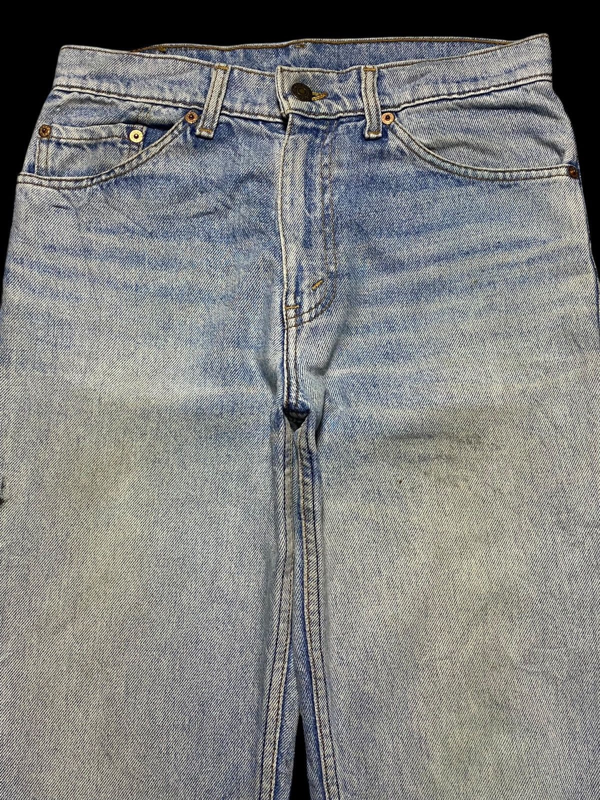 Levi's Vintage Clothing Vintage Levis 505 Blue Fade Wash Distressed Loose Jeans Size US 29 - 3 Thumbnail