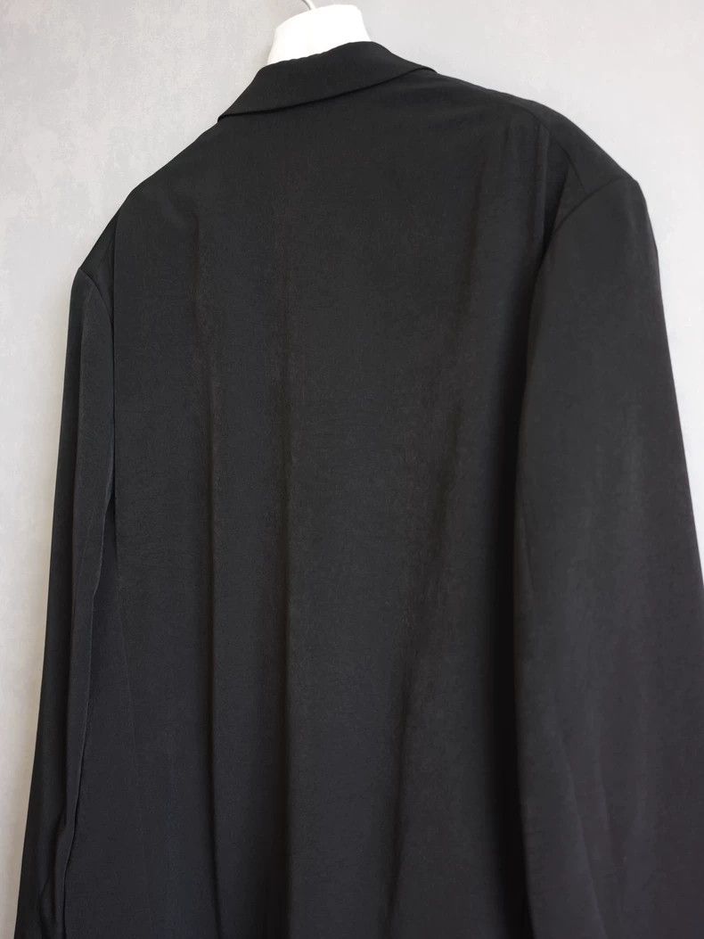 Yohji Yamamoto Yohji Yamamoto 24 SS back girlfriend triacetate long jacket Size US XL / EU 56 / 4 - 6 Thumbnail