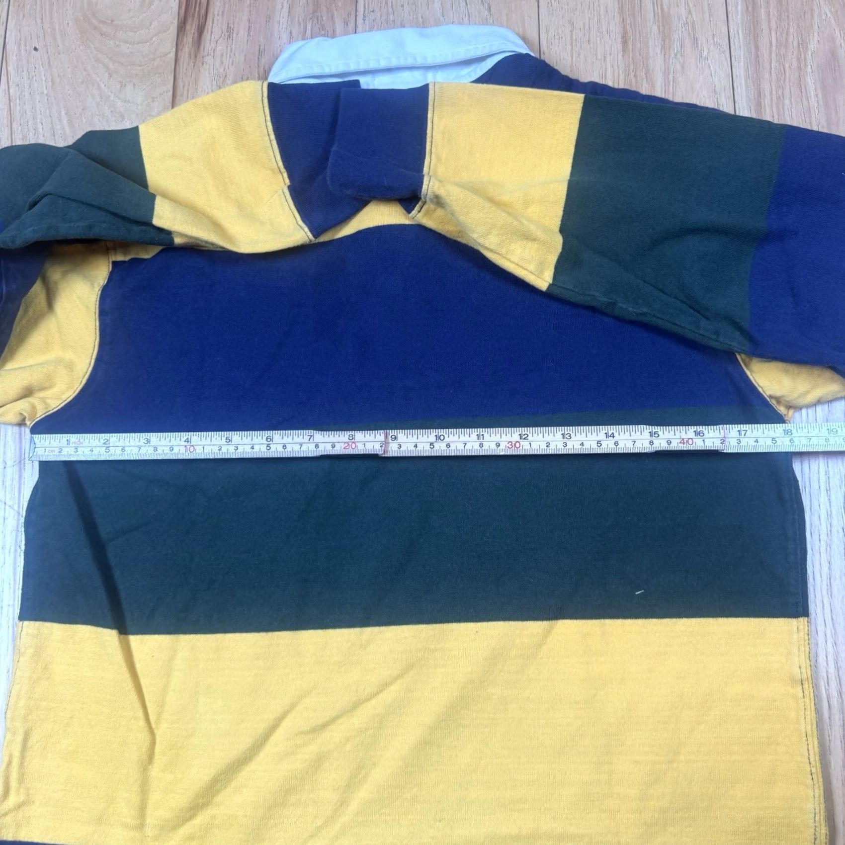 Ralph Lauren VTG Polo Ralph Lauren Rugby Shirt Mens Large Lion Embroidered Stripe Long Sleeve Size US L / EU 52-54 / 3 - 5 Thumbnail
