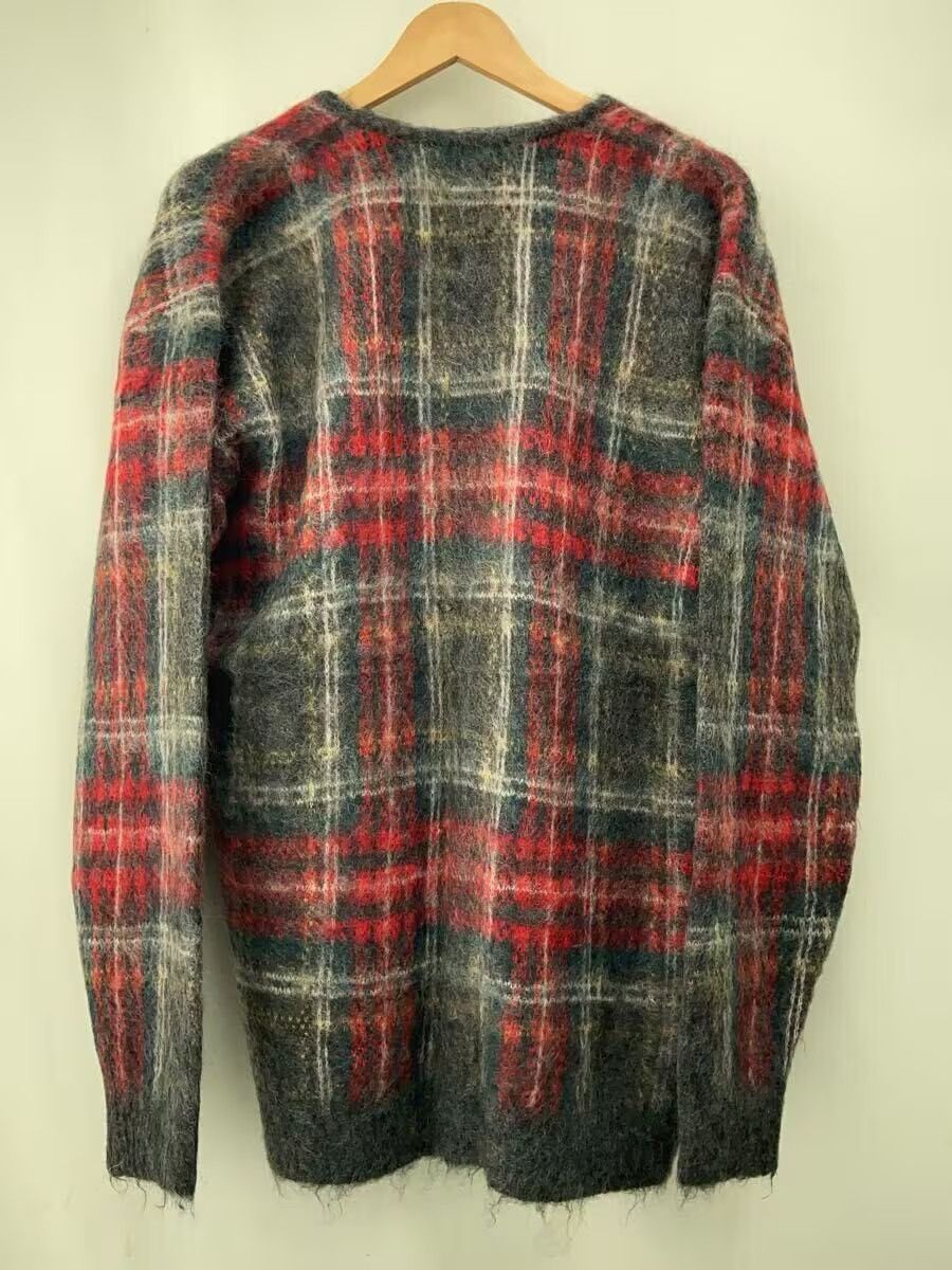 Needles Plaid Mohair Knit Cardigan Size US L / EU 52-54 / 3 - 2 Thumbnail