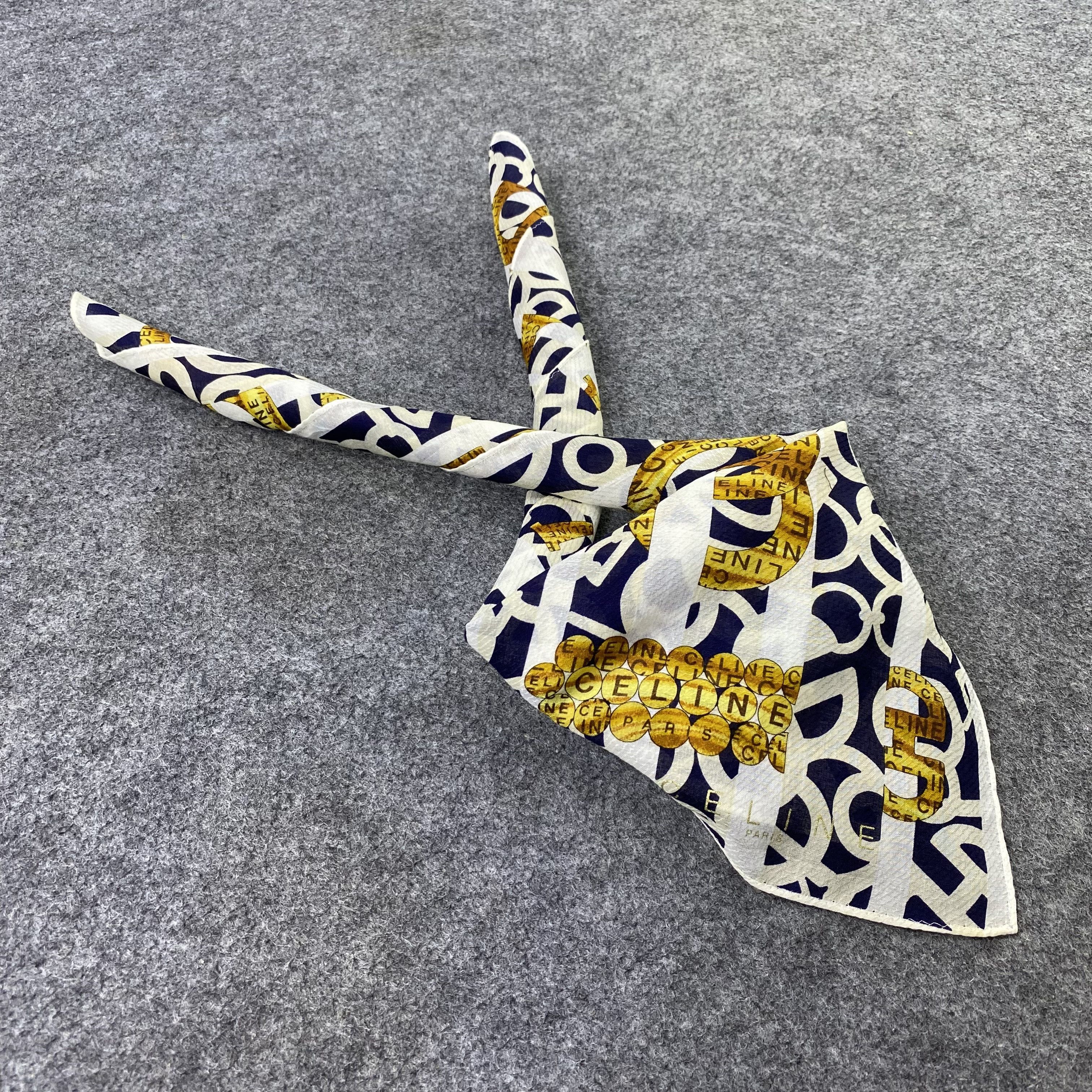 Celine Celine Handkerchief Neckerchief Bandana-B1725 Size ONE SIZE - 1 Thumbnail