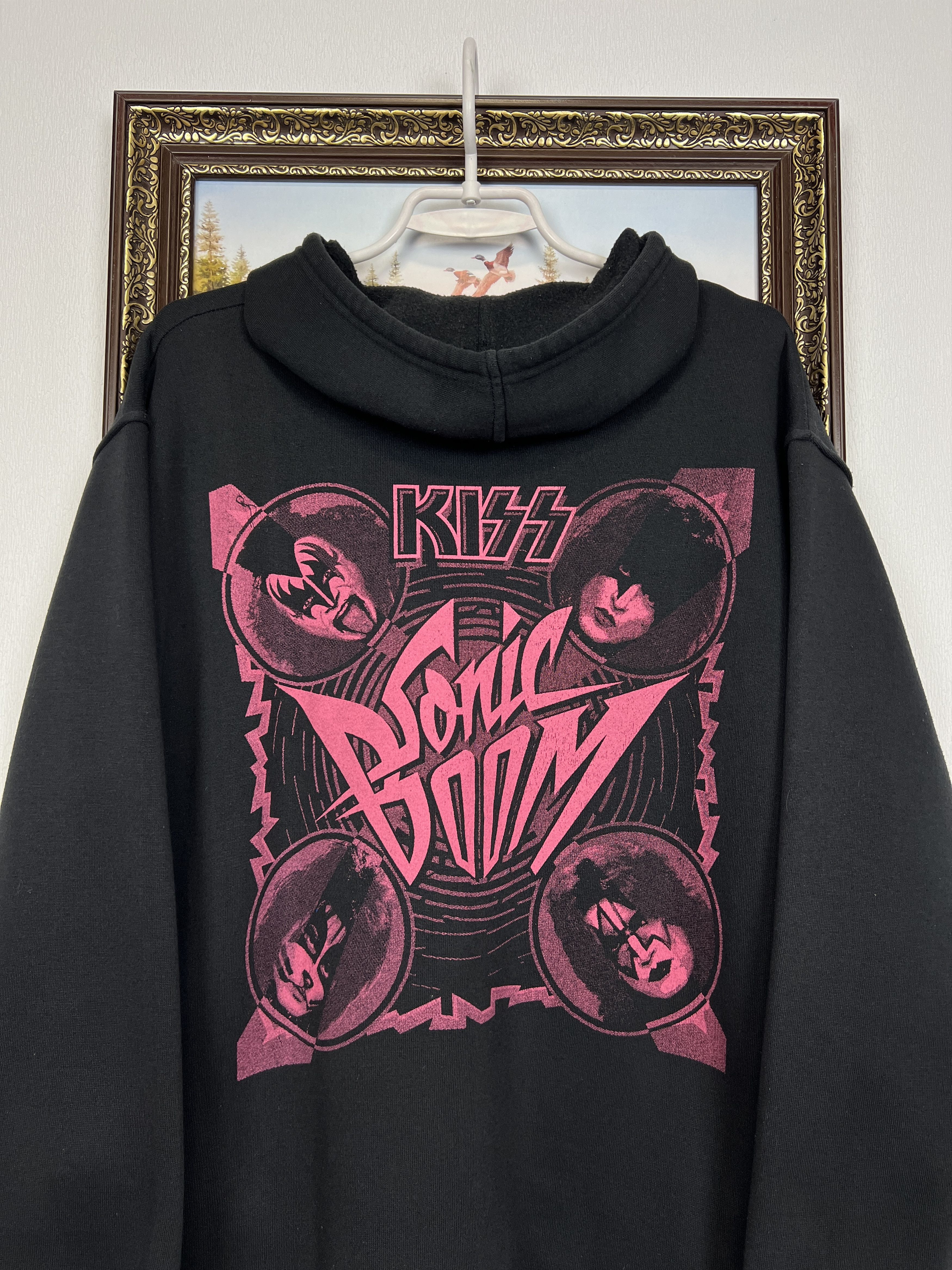 Vintage Vintage Kiss Sonic Boom Hoodie Band Over Print Jacket Size US S / EU 44-46 / 1 - 12 Thumbnail
