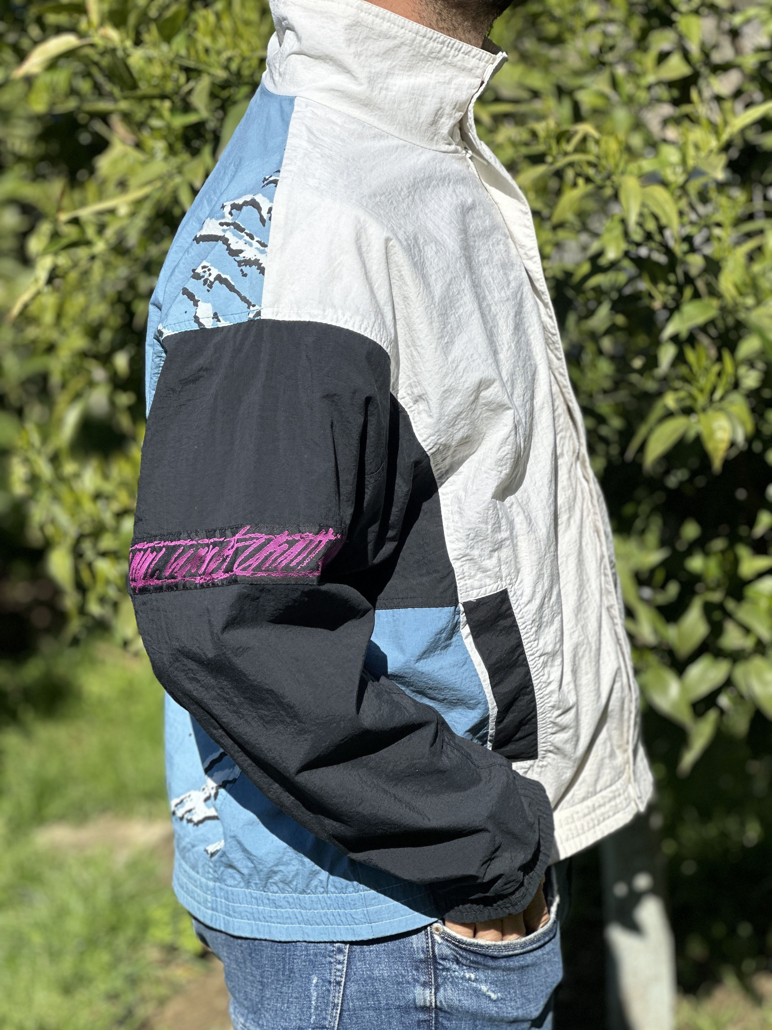 Nike Archive 90's Nike Challenge Court Windbreaker Size L Swoosh Size US L / EU 52-54 / 3 - 7 Thumbnail