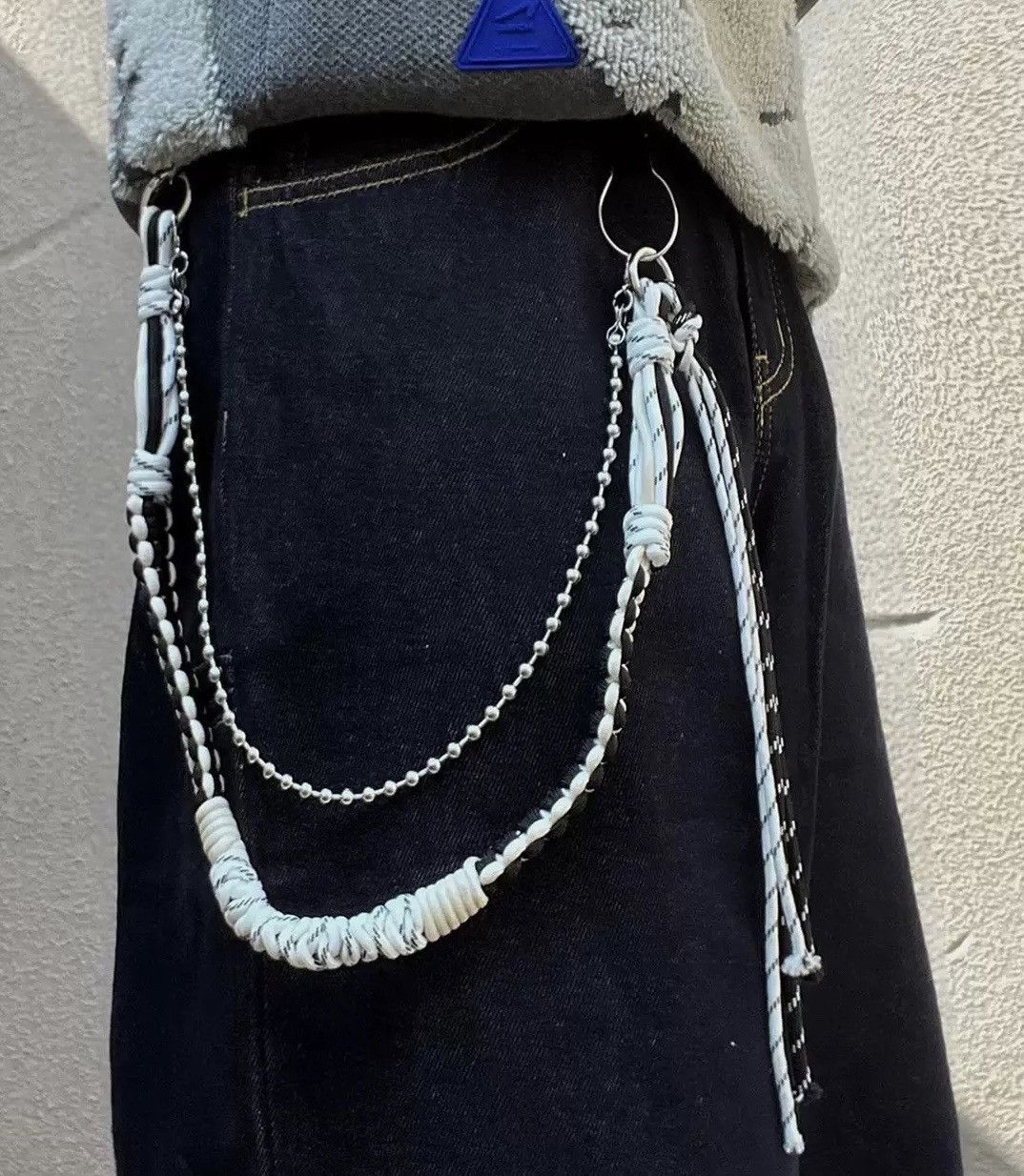 Other Streetwear braided rope double layer punk wallet chain Size ONE SIZE - 2 Thumbnail