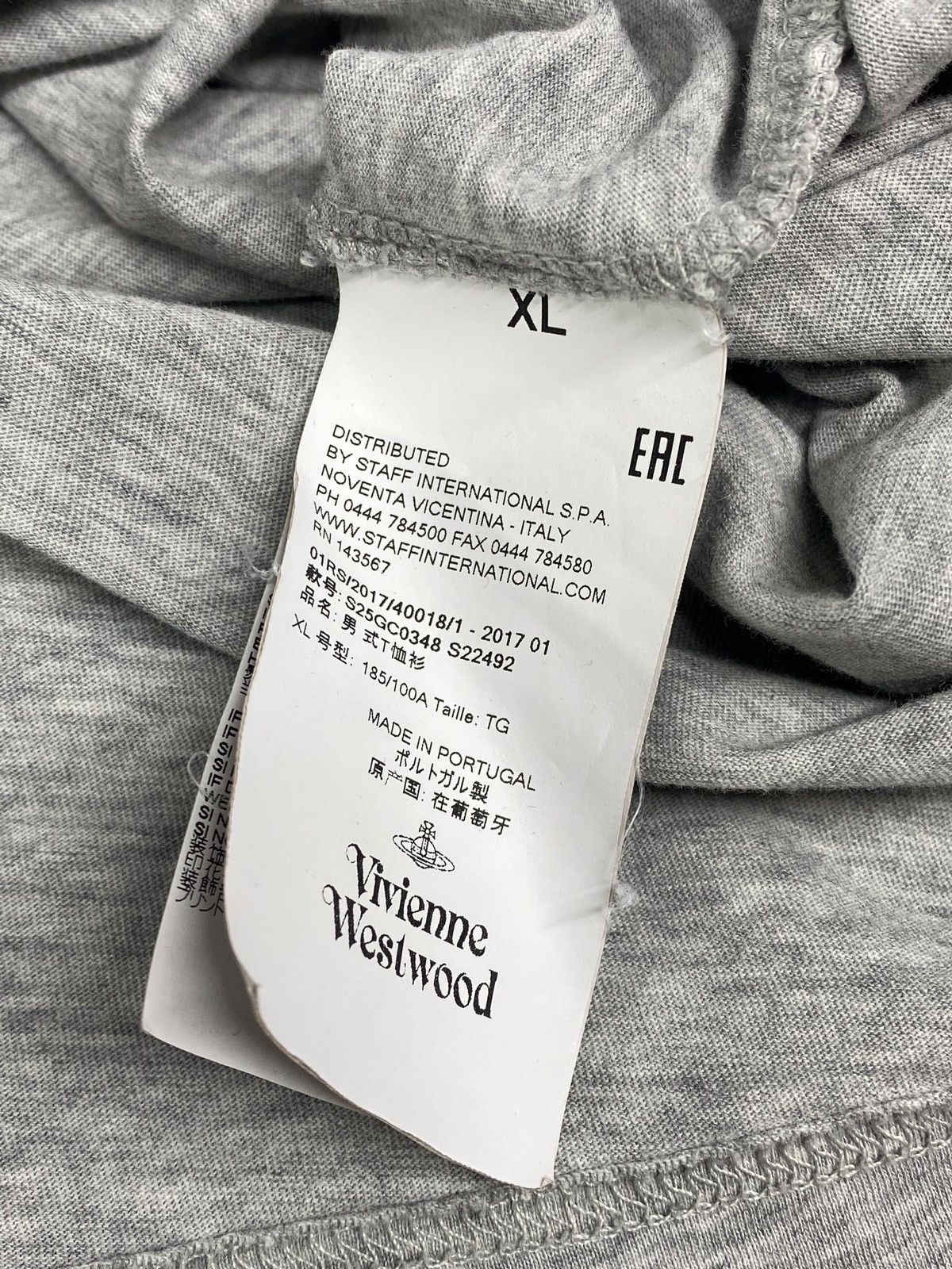 Vivienne Westwood 🔥 VIVIENNE WESTWOOD ORB LOGO TEE MINIMAL JAPANESE STYLE Size US XL / EU 56 / 4 - 12 Thumbnail