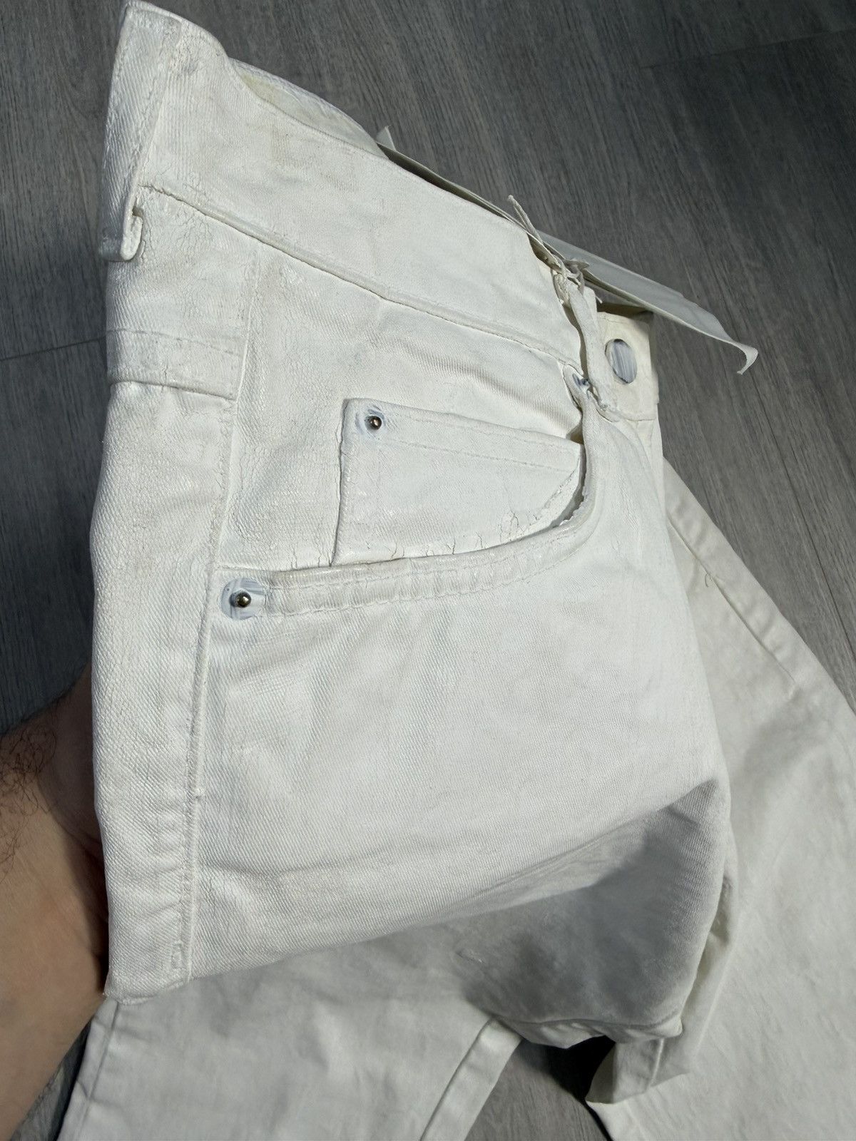 H&M × Maison Margiela Maison Martin Margiela × H&M Re-Edition Painted Jeans Size 27" / US 4 / IT 40 - 7 Thumbnail