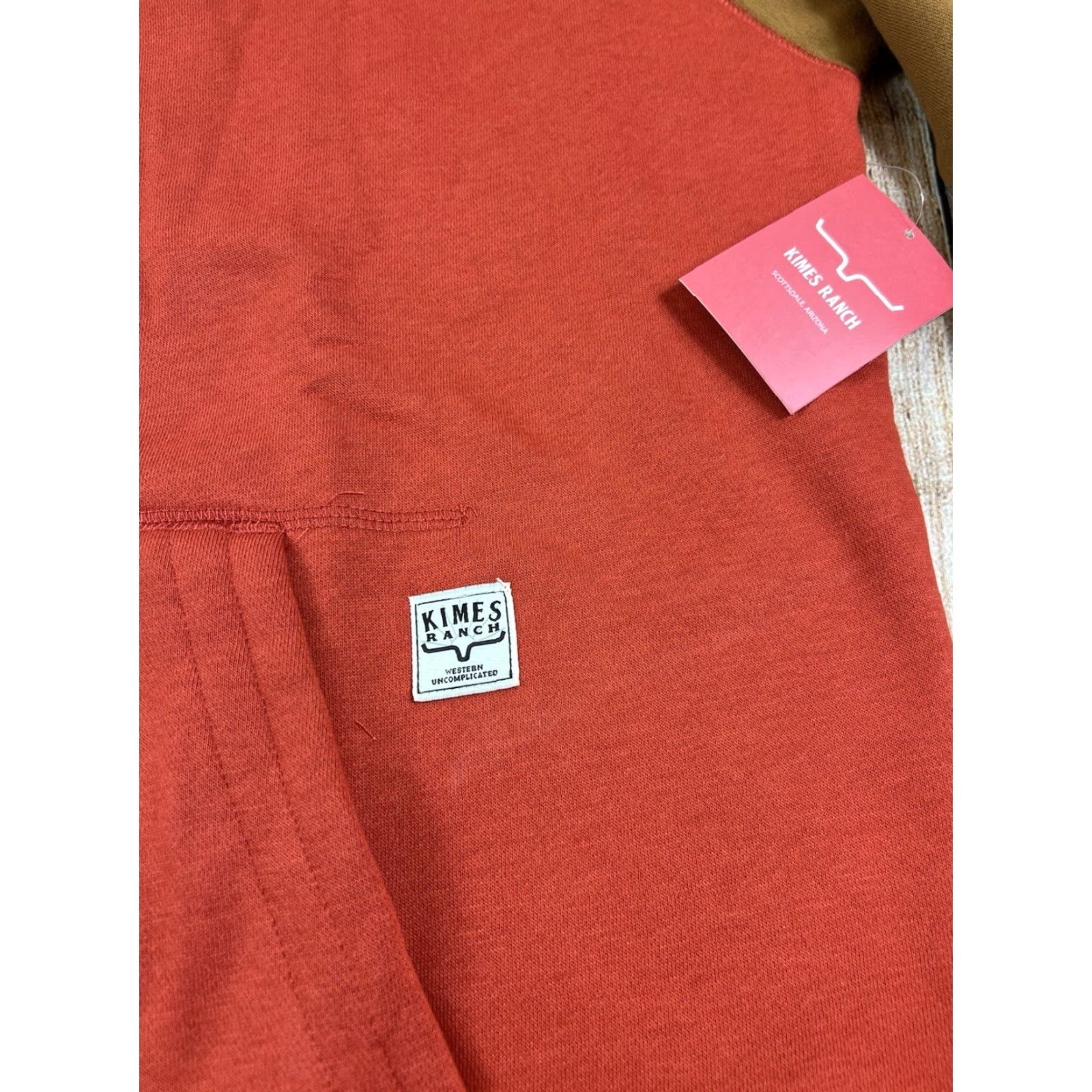 Vintage Kimes Ranch Women’s Western Amigo Hoodie NWT Burnt Red & Brown Size 2XL Size XXL / US 16-18 / IT 52-54 - 3 Thumbnail