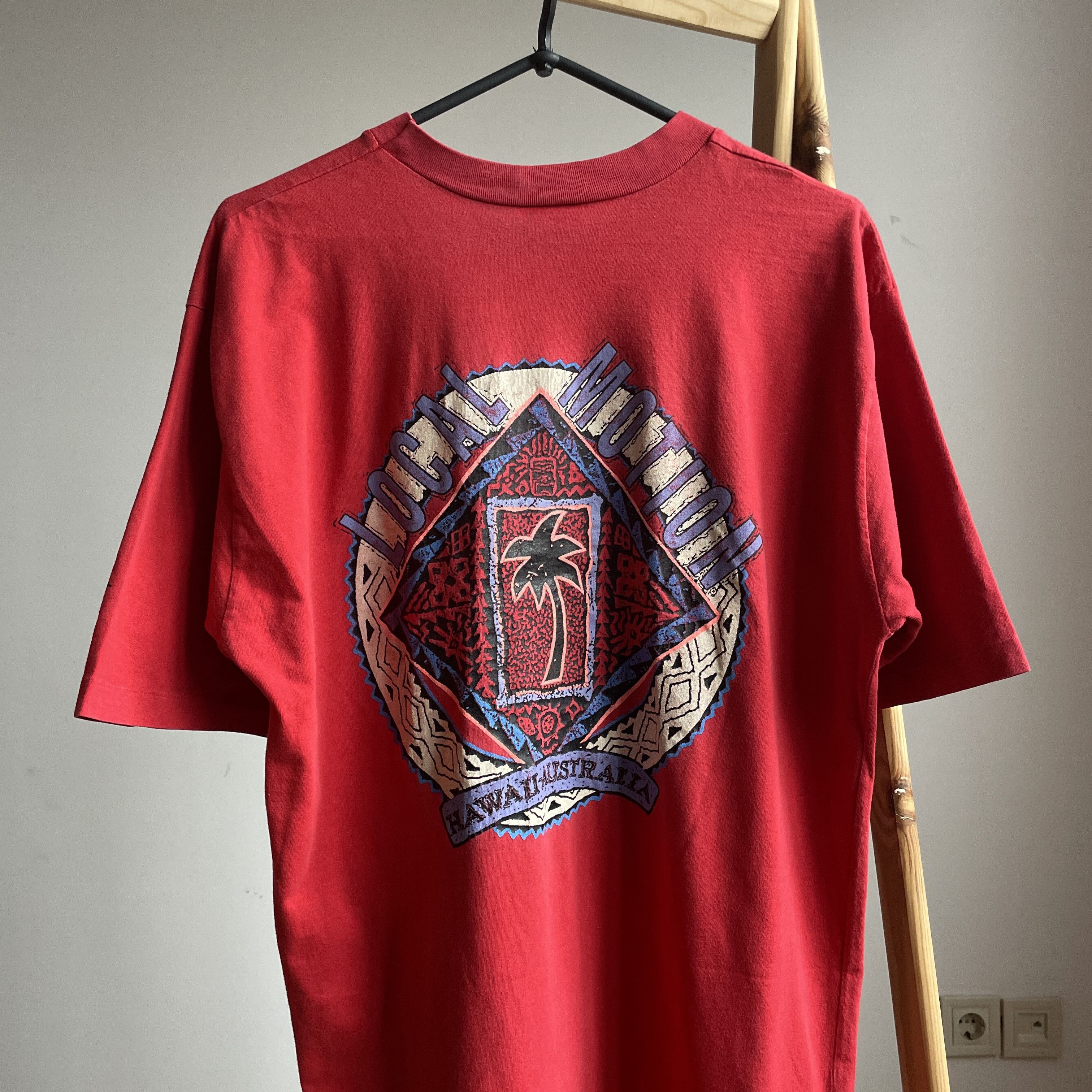 Vintage Hawaii-Australia Vintage 90's Single Stitch Graphic T-Shirt Size US L / EU 52-54 / 3 - 3 Thumbnail