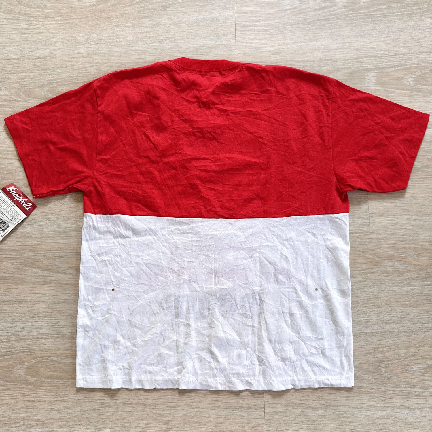 Vintage 1988 Campbell's Soup promo t shirt size L andy warhol Size US L / EU 52-54 / 3 - 7 Thumbnail