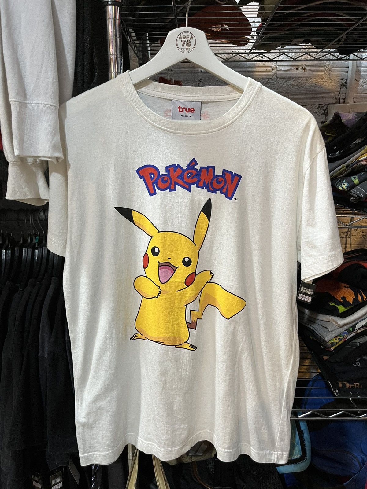 Vintage Pokémon Pikachu Manga Game Promo Tee 00s Size US M / EU 48-50 / 2 - 1 Thumbnail