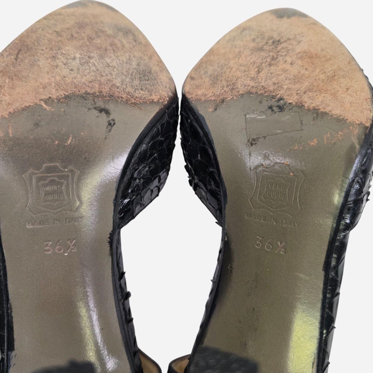 Valentino Valentino Snakeskin Heels Size US 6.5 / IT 36.5 - 6 Thumbnail