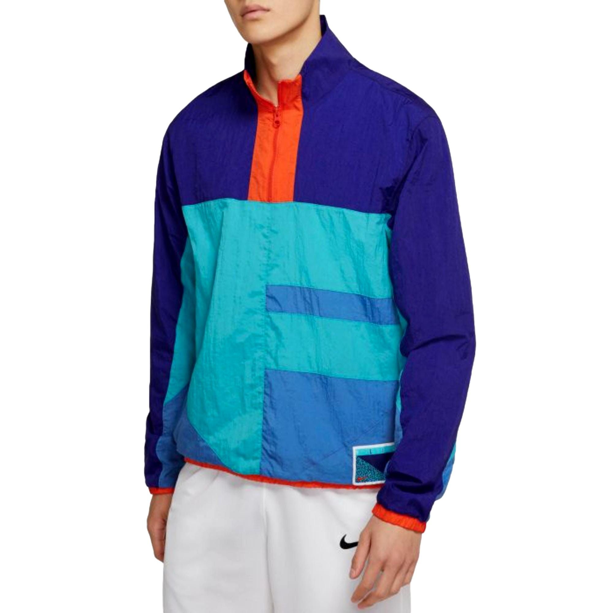 Nike Flight Basketball Jacket Blue / Orange CN8508-359 Size US L / EU 52-54 / 3 - 1 Thumbnail