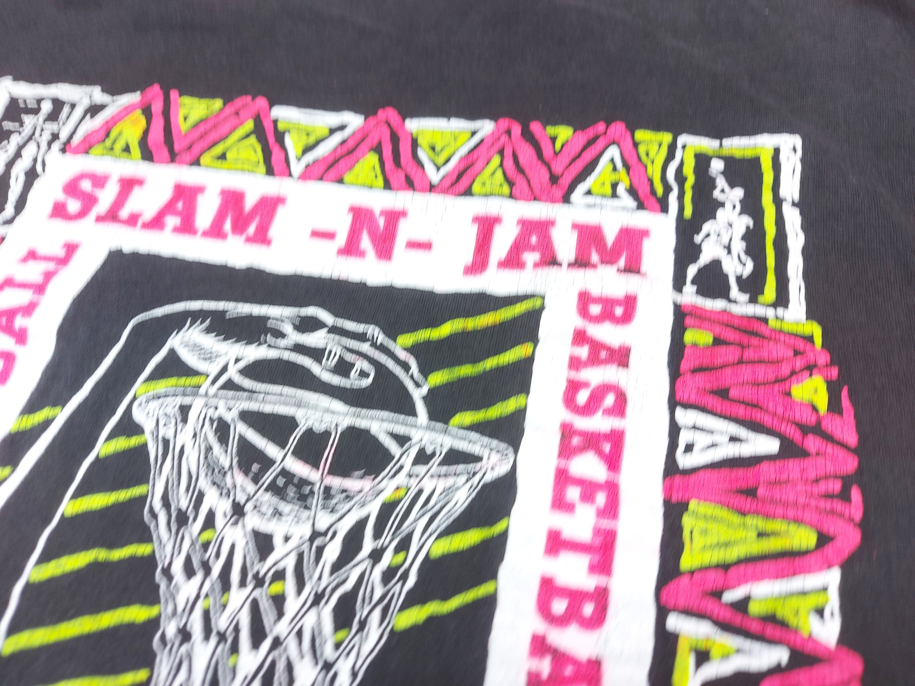 NBA × Reebok × Vintage Vintage 80s Team Reebok Slam N Jam Single-Stitch TEE Size US L / EU 52-54 / 3 - 7 Thumbnail