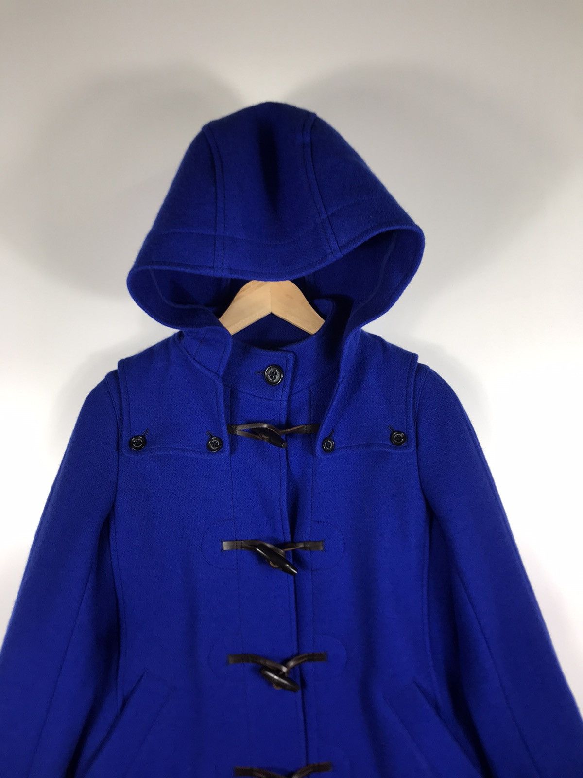Mackintosh 🔥Mackintosh Philosophy Hooded Wool Duffle Coat Jacket Size XS / US 0-2 / IT 36-38 - 4 Thumbnail