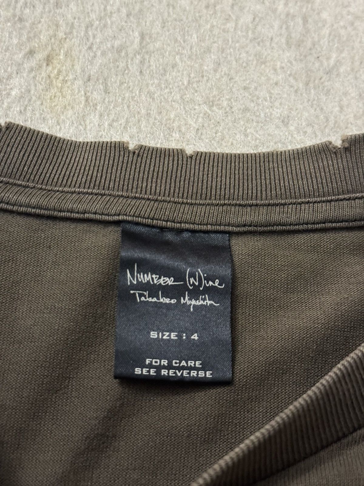 Japanese Brand × Number (N)ine Number (N)ine 2004 Give Peace A Chance Dream Tshirt Large Size US L / EU 52-54 / 3 - 8 Thumbnail