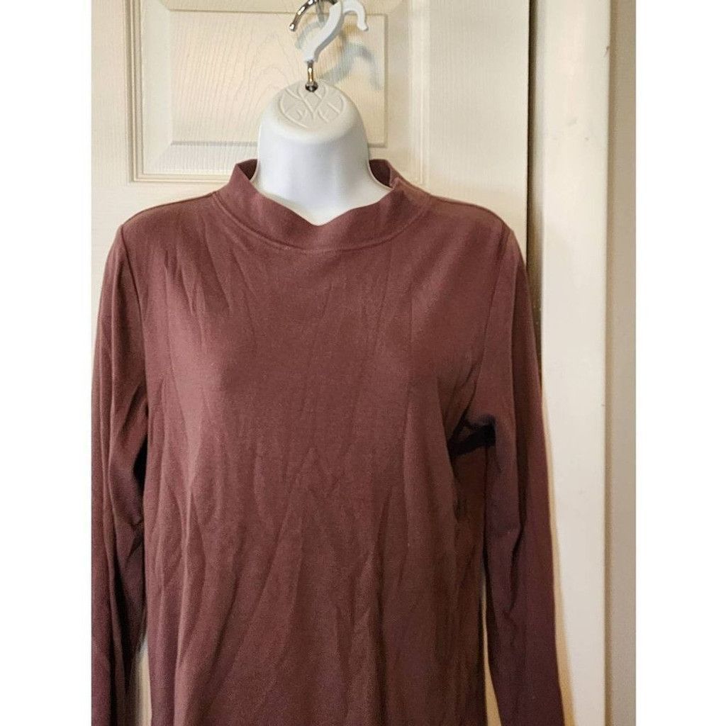 Other Christopher &Banks Mauve T-Shirt Size L / US 10 / IT 46 - 2 Thumbnail
