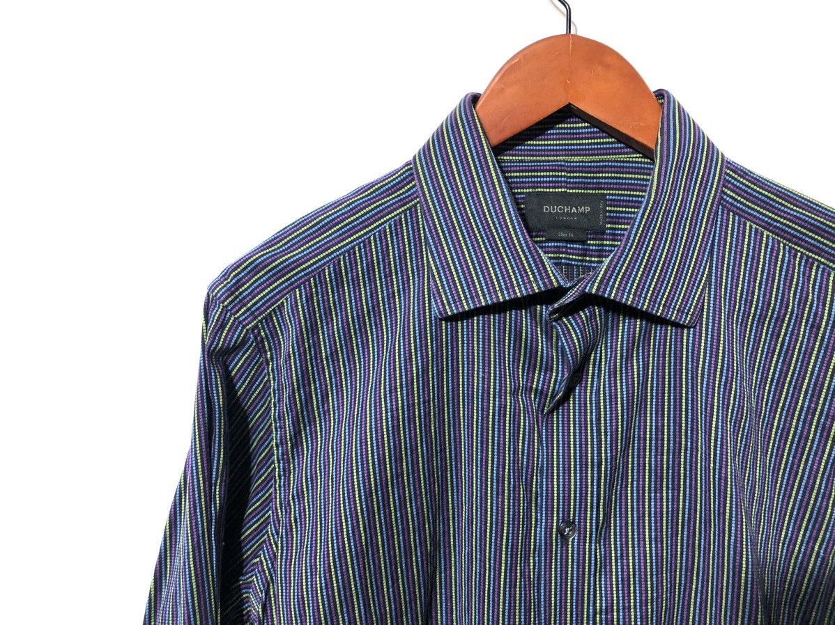 Designer × Duchamp London Premium Duchamp London Italian style button slim shirt Size US L / EU 52-54 / 3 - 2 Thumbnail
