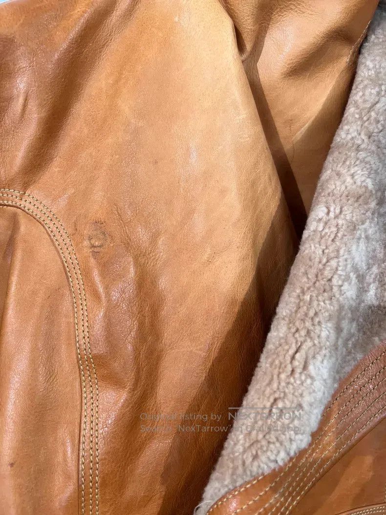 Rick Owens Rick Owens Cropped silhouette fur patchwork leather jacket Size XS / US 0-2 / IT 36-38 - 8 Thumbnail
