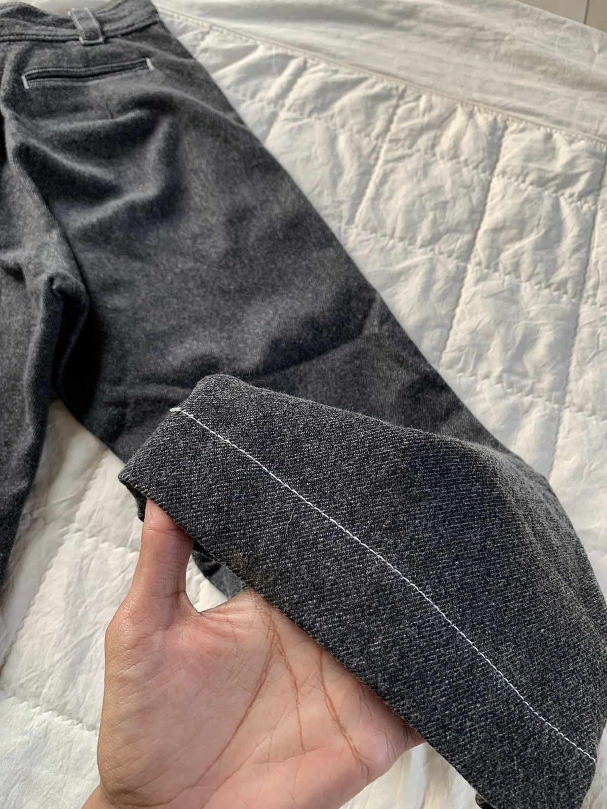 Comme des Garcons AD2003 Tricot Comme des Garcons Wide Trouser Size 30" / US 8 / IT 44 - 19 Thumbnail