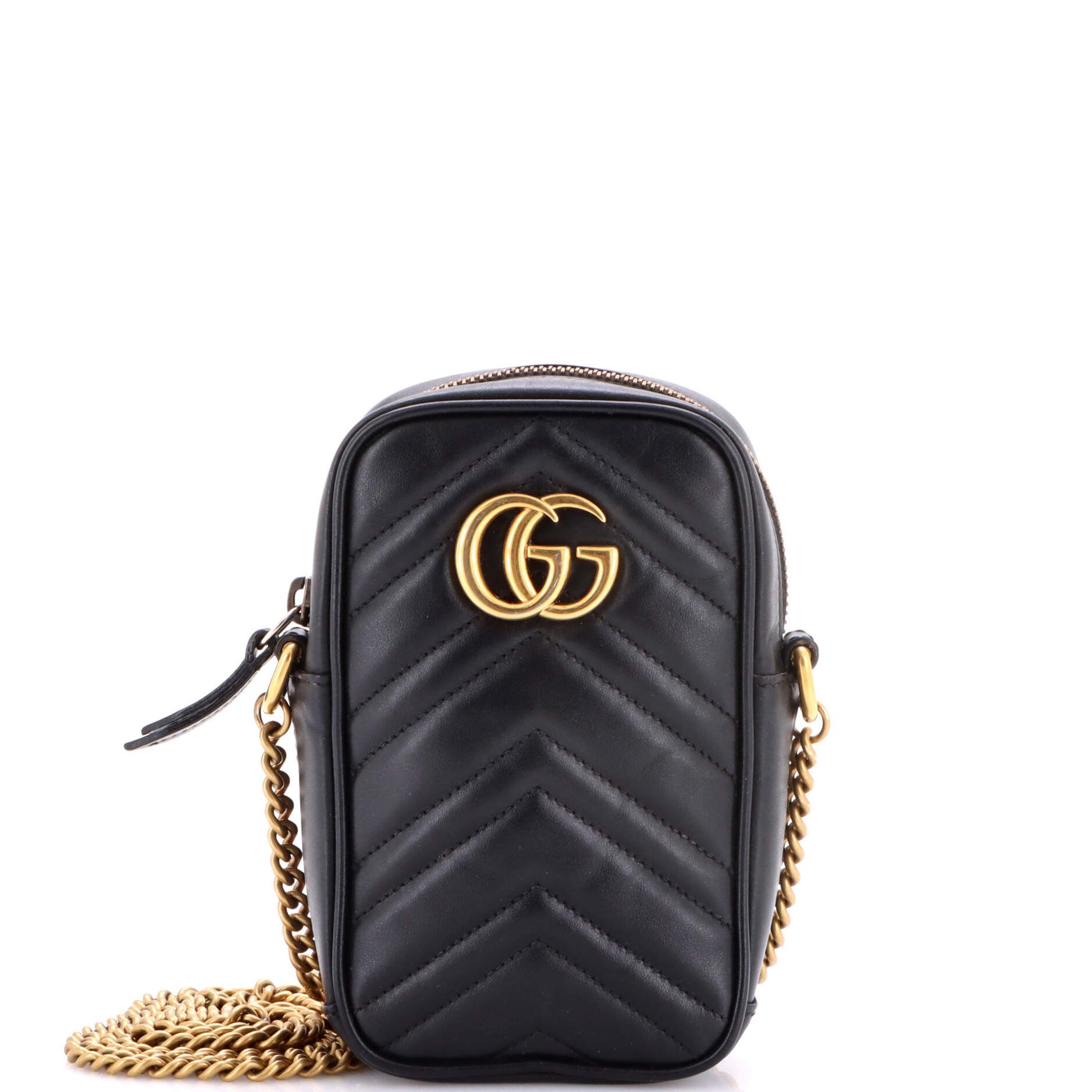 Gucci GG Marmont Vertical Phone Crossbody Bag Size ONE SIZE - 1 Thumbnail