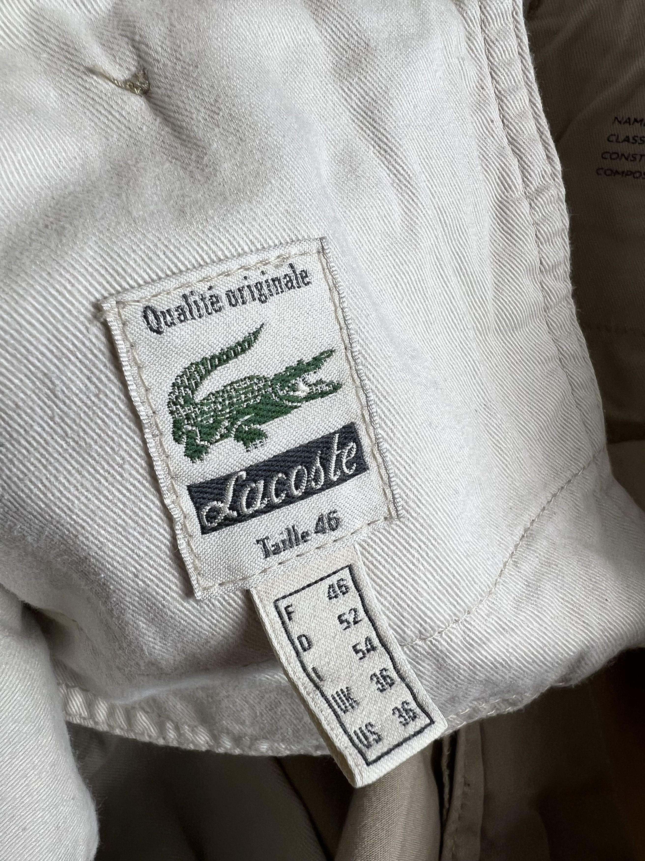 Lacoste × Vintage Vintage Lacoste Chino Pants Size US 36 / EU 52 - 6 Thumbnail