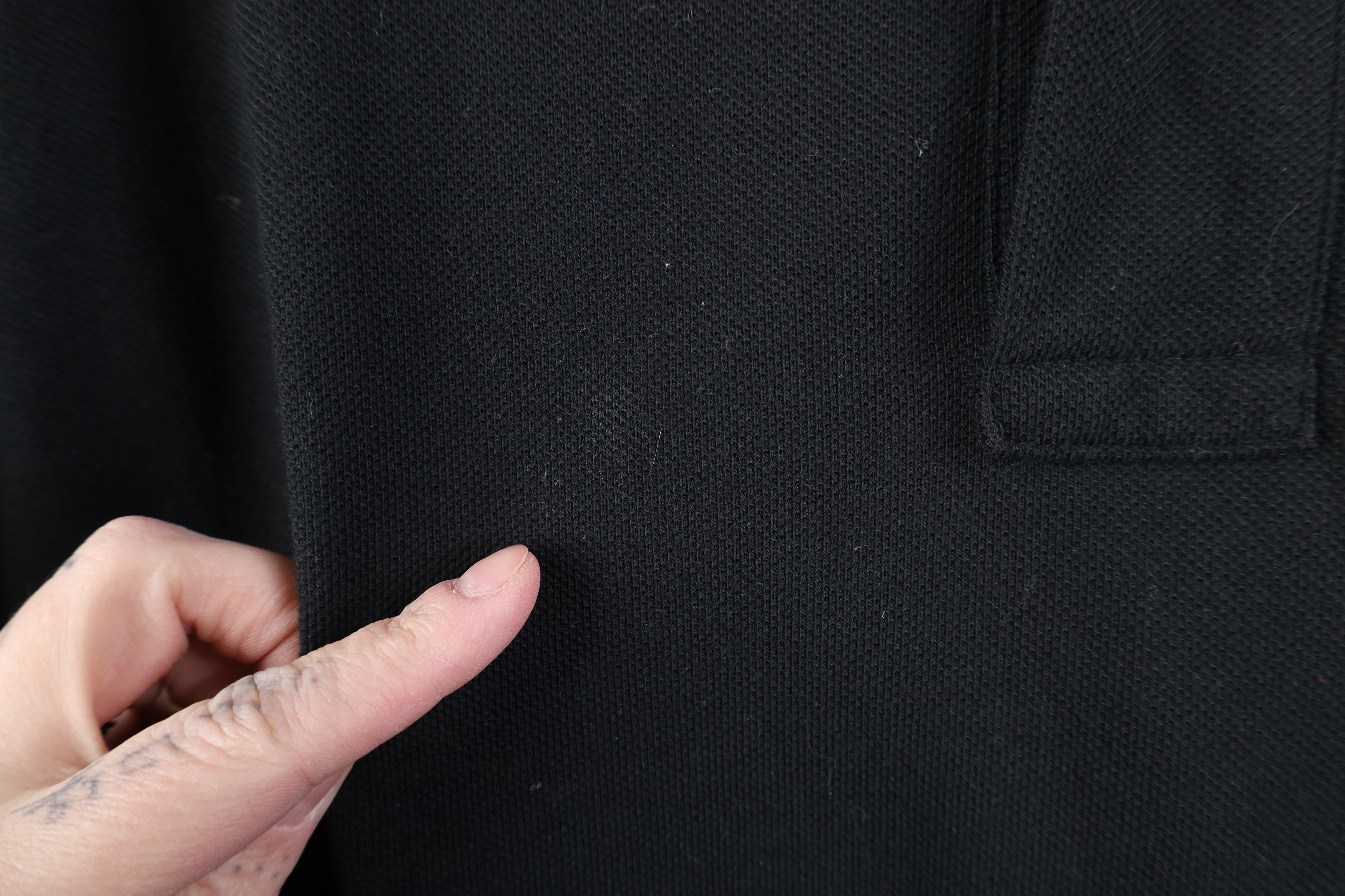 Ralph Lauren Vintage 90s Ralph Lauren Cotton Knit Golf Polo Shirt Black Size US L / EU 52-54 / 3 - 5 Thumbnail
