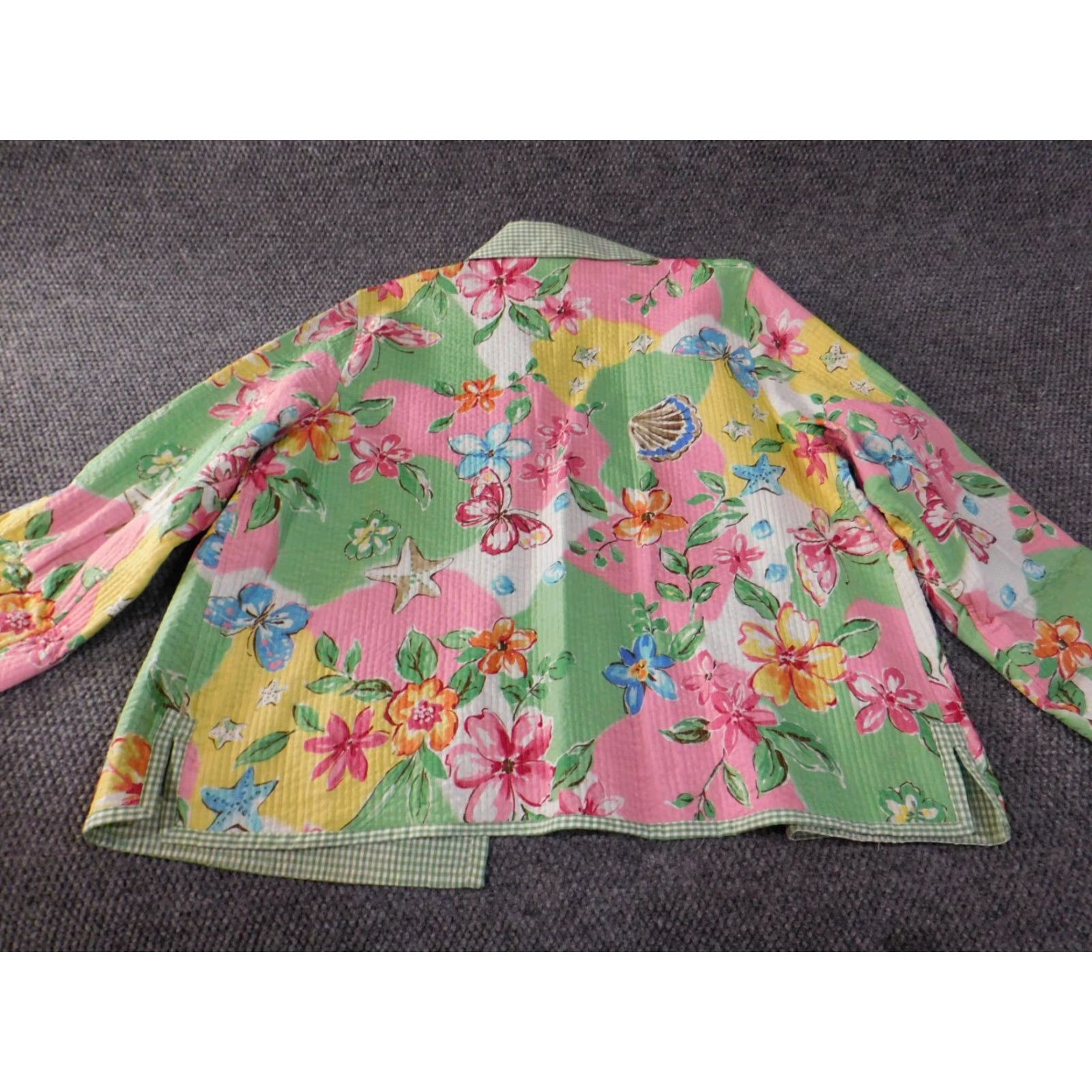 Vintage **Alfred Dunner Green Floral Women's Plus Size Casual Jacket** User: Alfred Dunner Green Floral Women's Plus Size Casual Jacket Size 3XL / US 20-22 - 7 Thumbnail
