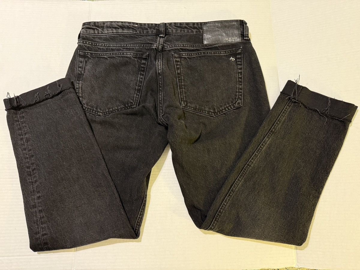 Rag & Bone Rag & Bone Women Black Dre Low Rise Slim Boyfriend Jean-29 Size 29" - 6 Thumbnail